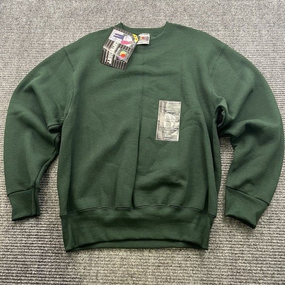Fruit of the Loom Other - Vintage 90's FRUIT OF‎ THE LOOM Blank Fleece Lined Crew Neck Sweater Medium NWT